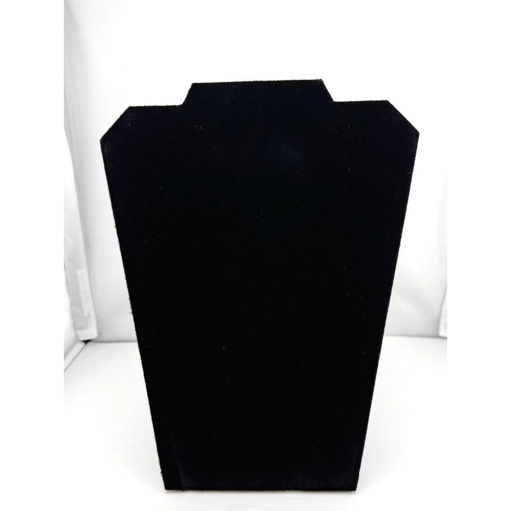 Black velvet jewelry displays, set of 7